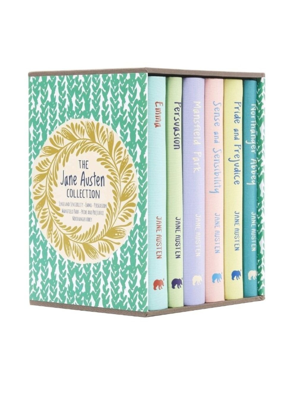 Jane Austen Collection Deluxe 6-Book Harcover Boxed Set Emma Pride & Prejudice